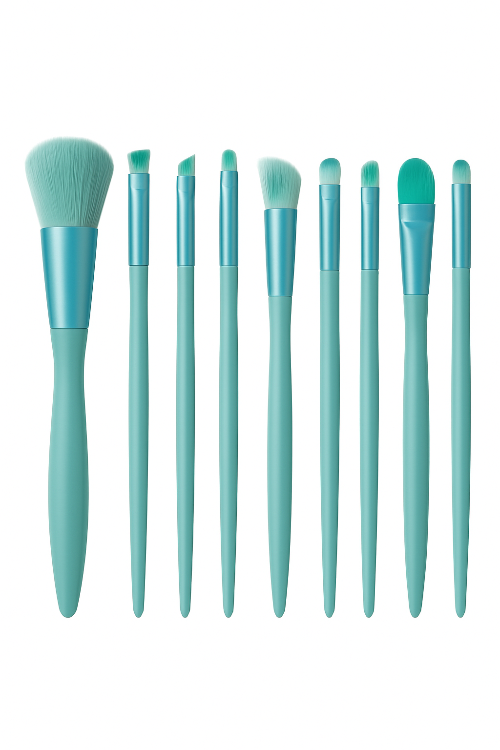 SET DE 10 PINCELES SUAVES PARA MAQUILLAJE