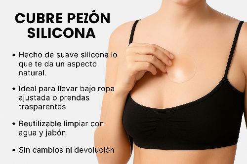 Cubre Pezón de Silicona