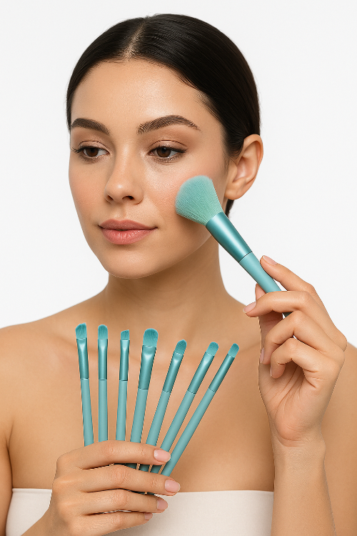 SET DE 10 PINCELES SUAVES PARA MAQUILLAJE