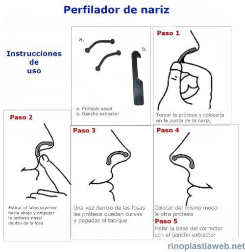 Respingador-perfilador de Nariz de Silicona