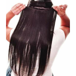 CORTINA DE CABELLO CASTAÑO OSCURO 2MTS