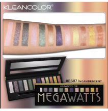 Paleta de Sombras Mega Watts Klean Colors