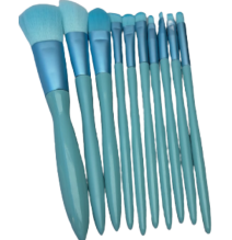 set de 10  pinceles suaves para maquillaje