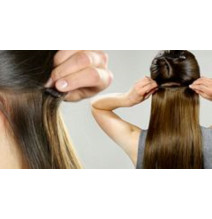 CORTINA DE CABELLO CASTAÑO CLARO 2mts