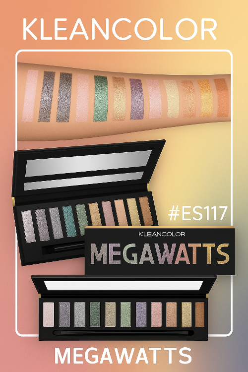 Paleta de Sombras Mega Watts – Klean Color