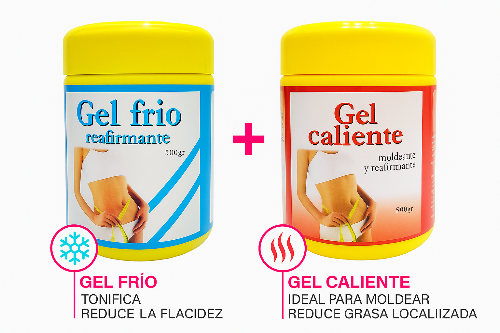 Dúo Reductor Colombiano Frío y Caliente – 500 g c/u