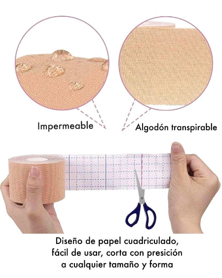 Cinta Adhesiva para Levantar el Busto – Soporte Invisible y Ajustable
