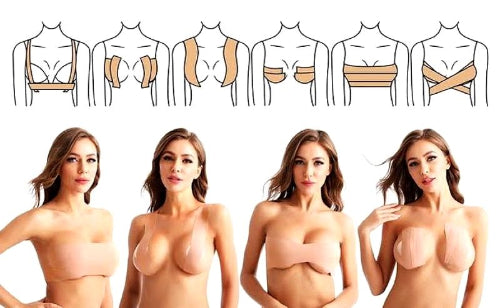 Cinta Adhesiva para Levantar el Busto – Soporte Invisible y Ajustable