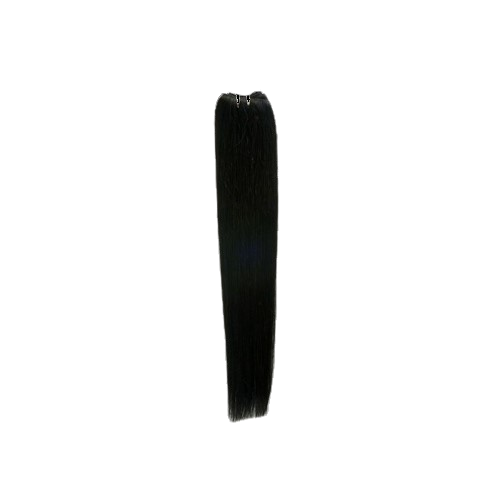 Extensiones de Cabello Negra – Cortina Semi-Natural 80/20