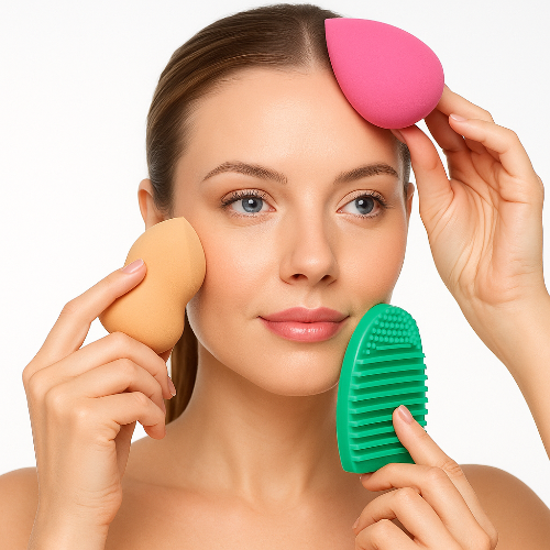 Set de 3 esponjas de maquillaje