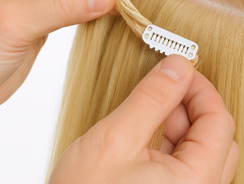 Extensiones de Cabello Rubia – Cortina Semi-Natural 80/20